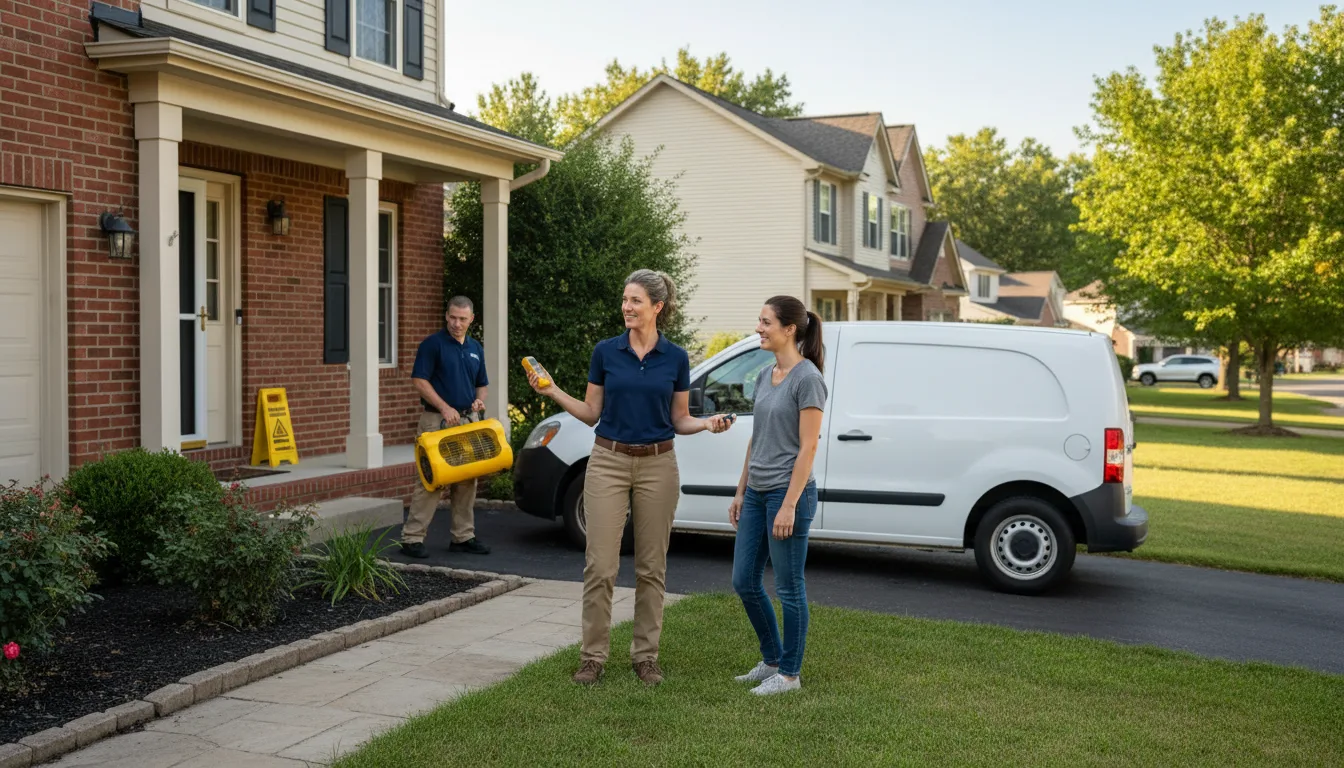 Water restoration image for Water Damage & Restoration Services in Parlier, CA